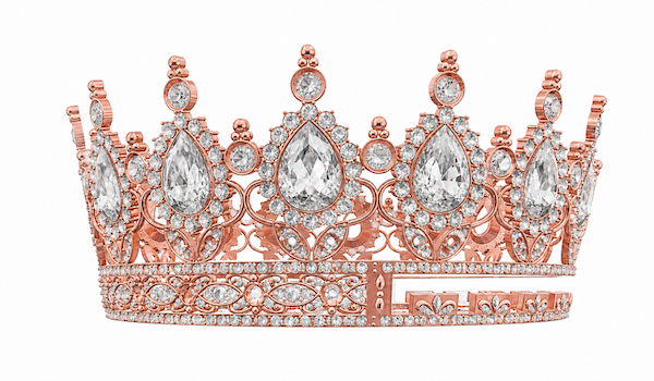 Sheba Crown graduation cap crown